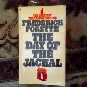 Paperback edition of The Day of the jackal by Frederick Forsyth pre-owned